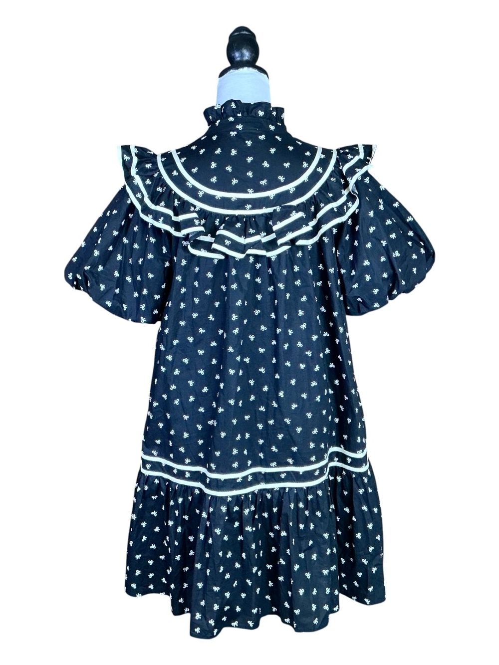 Entro NWOT Retro Grandmacore Coquette Eclectic Grandpa Twee Whimsigoth Dress L - Picture 3 of 9